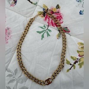 Chanel gold chain necklace - worn twice: bought at a luxury consignor